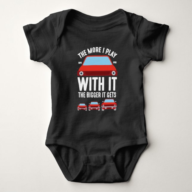Car Lover automobile garage Mechanic Tuning Fan Baby Bodysuit (Front)