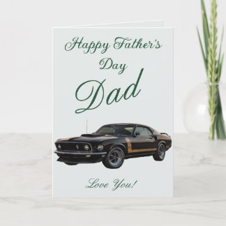 Car Lover Father's Day Card