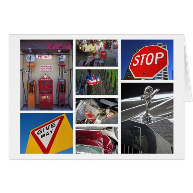 Car-lover's card (Front Horizontal)