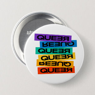 Car Magnet. LGBT+Pride. Queer. Button M
