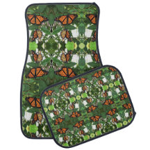 Car Mats Monarchs & Honeysuckle