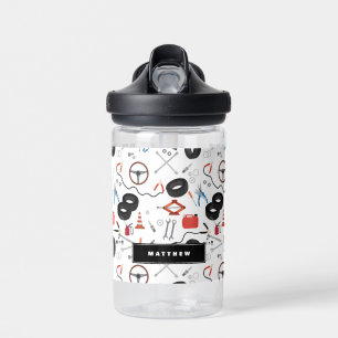 Car Mechanic Automotive Tools Boy Kids Water Bottle