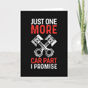 Car Mechanic Repair Garage Tuning Funny Gift Idea Card