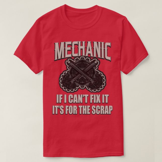 Car Mechanic  T-Shirt (Design Front)