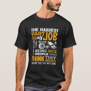 Car Mechanic Technician Cars Expert Engineer T-Shirt