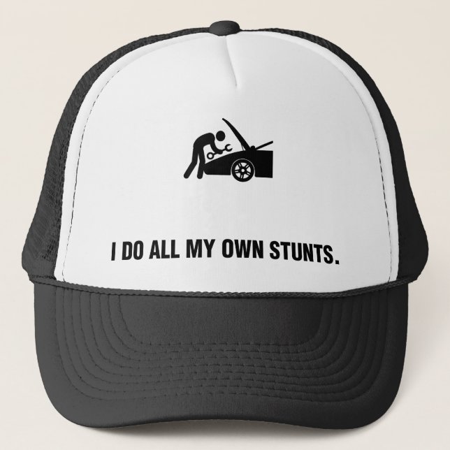 Car Mechanic Trucker Hat (Front)