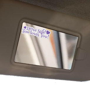 Car Mirror Cute Messages Stickers 