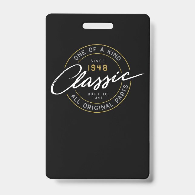 Car Motorcycle Gift ID Badge (Front)