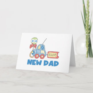 Car New Dad It's a Boy Announcement