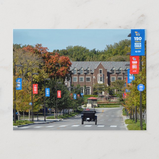 Car on Campus Postcard (Front)