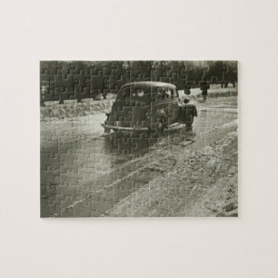 Car on the Road Jigsaw Puzzle