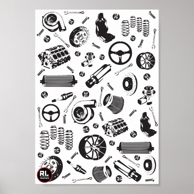 Car Parts Poster (Front)