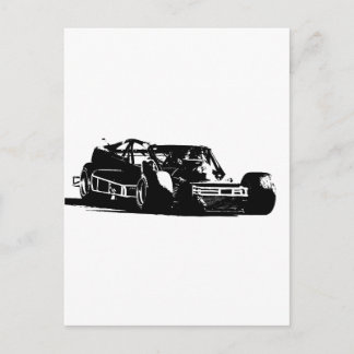 car postcard