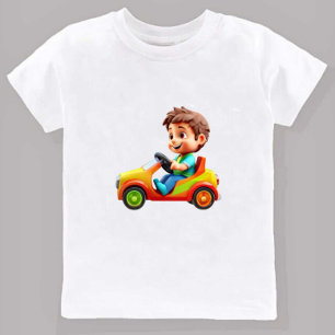 Car Print kids  Baby T-Shirt