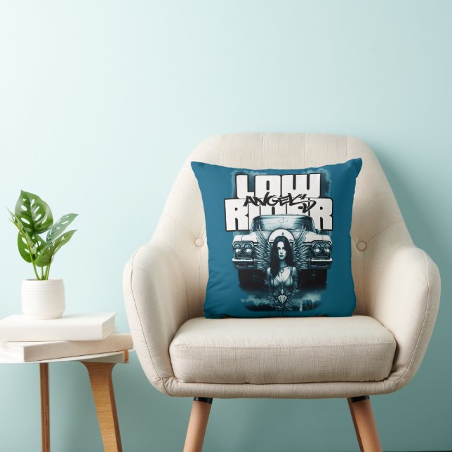 Car Print - Lowrider Angels - Cushion (Chair)