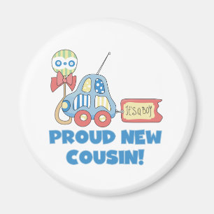 Car Proud New Cousin It's a Boy Magnet