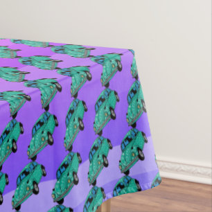 Car Purple Pink Table Cloth