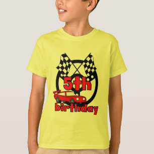 Car Racing 5th Birthday Tshirts and Gifts