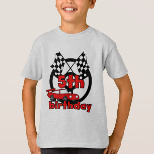 Car Racing 5th Birthday Tshirts and Gifts