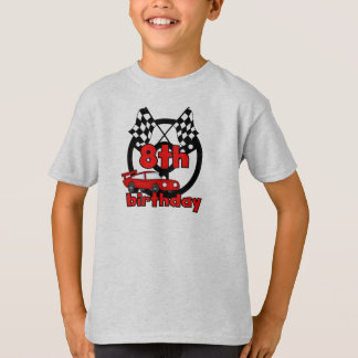Car Racing 8th Birthday T-Shirt