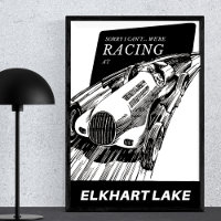 Car racing at Elkhart Lake Wisconsin Road America