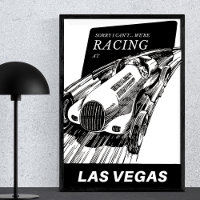 Car racing at Las Vegas Nevada Vintage Motorsport