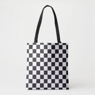 Car Racing / Chess Pattern + your backgr. & ideas Tote Bag