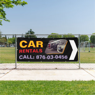 Car Rental Custom Outdoor Banner