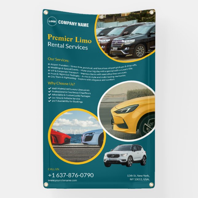 Car Rental Services Custom Banner (Vertical)