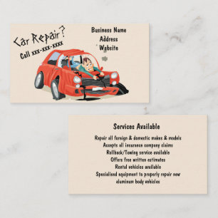 “Car Repair?” Business Card