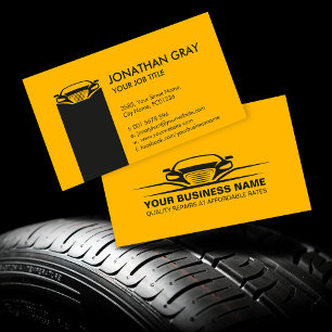 Car repair Mechanic Minimal Modern Business Card