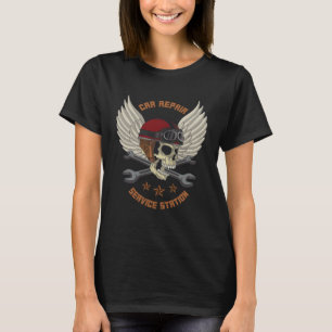 Car Repair Service Station Vehicle Flying Cars T-Shirt