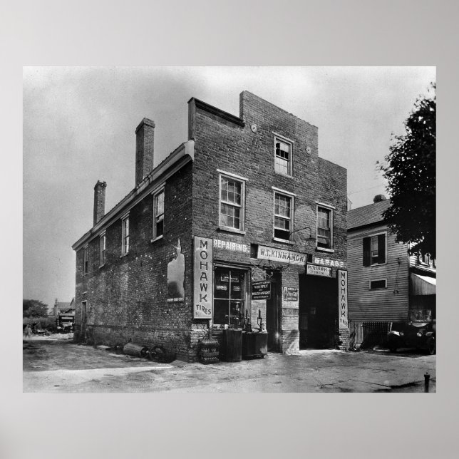 Car Repair & Tire Shop: 1940s Poster (Front)