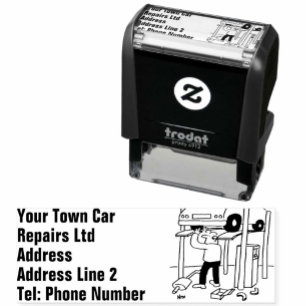Car Repairs & Servicing Garage Self-inking Stamp