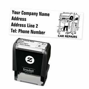 Car Repairs & Servicing Self-inking Stamp
