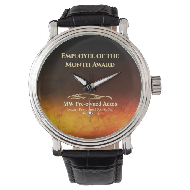 Car Sales Employee of the Month Award Watch (Front)
