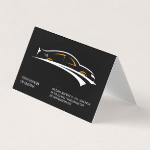 Car Salesman   Car Icon Business Card