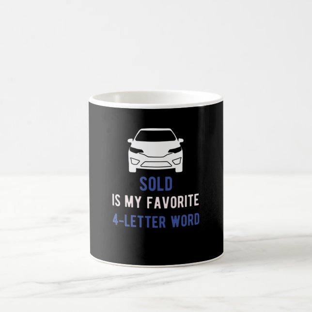 Car Salesman Gift for Auto Seller Coffee Mug (Center)