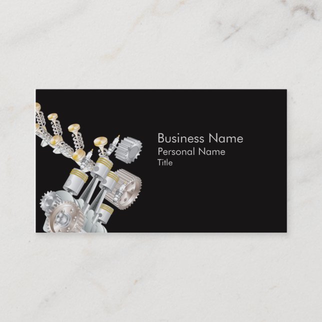 Car Service Business Business Card (Front)