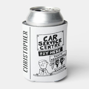 Car Service Centre Mechanics and Shock Absorbers Can Cooler