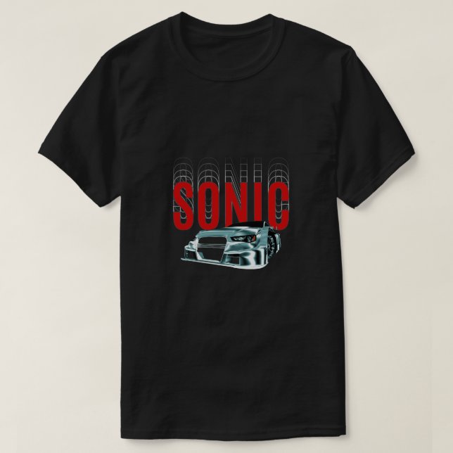 Car-Shirt Sonic T-Shirt (Design Front)