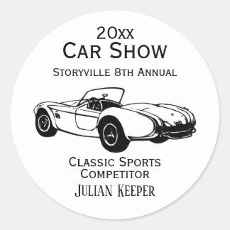 Car Show Stickers Customise