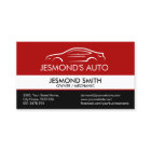 Car Silhouette - Mechanic Auto Repair Red