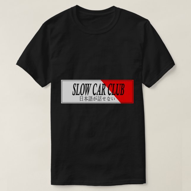 Car Slap - Slow Car Club Sticker.png T-Shirt (Design Front)