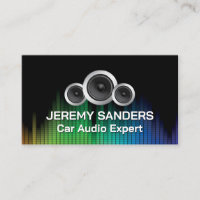 Car Speakers | Colourful Sound Equalizer