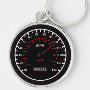 Car Speedometer Keychain