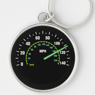 Car Speedometer Keychain