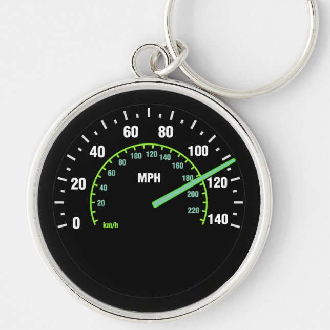 Car Speedometer Keychain (Front)