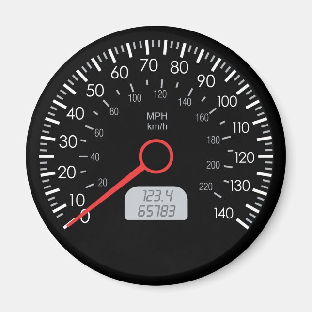 CAR SPEEDOMETER MAGNET (Front)
