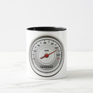 Car Speedometer Mug